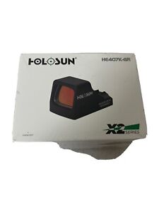 HOLOSUN HE407K-GR X2 Green Dot Reflex Sight Brand New