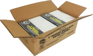 (1000) 7" Record Outer Sleeves HEAVY DUTY 4mil THICK Bag Covers ARCHIVAL 07SP04 - Picture 1 of 8