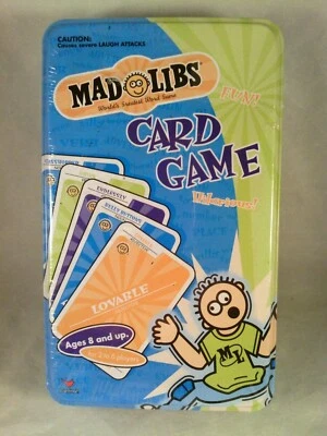 Mad Libs - Card Game in Tin - Comedy Game! By Cardinal - Factory Sealed NEW! - Image 1 of 4