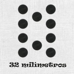 10 PEANAS REDONDAS 32 mm (32mm round bases) - Miniaturas - Imagen 1 de 1