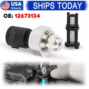 Oil Pressure Sensor 12673134 Fits 09-17 Chevrolet Silverado With Filter 5.3L 6.2 - Picture 1 of 8