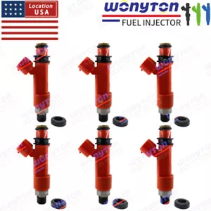6x Inyectores de combustible OEM Dens* para Toyota Land Cruiser Lexus LX450 4,5 L 23250-74080 - Imagen 1 de 7