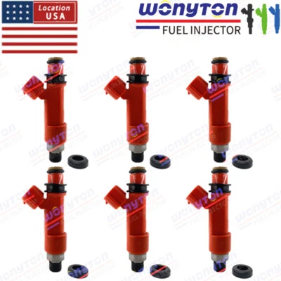 6x OEM Dens* Fuel Injectors for Toyota Camry Highlander Lexus ES300 3.0L 3.3L Foto 1 de 4