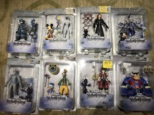 (Lot of 8) Kingdom Hearts Diamond Select Action Figures Mickey Tron Goofy MOC 