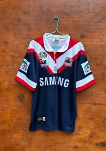 NRL SYDNEY ROOSTERS RUGBY LEAGUE 2008 CENTENARY SHIRT JERSEY ISC XL - Picture 1 of 8