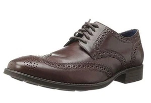 Cole Haan Mens Clayton Wingtip Brogue Lace Up Business Casual Dress Shoes - Picture 1 of 7