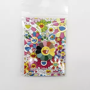 Takashi Murakami Kaikai Kiki Flower Pin Rainbow Badge Brooch Japan - Picture 1 of 2