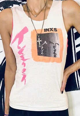 Camiseta sin mangas pequeña INXS 1983 The Swing Tour Foto 1 de 4