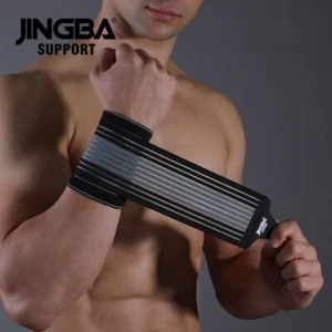 Black Grey Wrist Wraps Breathable Wrist Protection Wristbands Men Women - Picture 1 of 13
