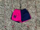 Hexby Harlequin Shorts Kids - Pink/Navy | Cotton, Elastic Waist, Pockets