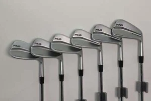 Ping Blue Print Iron Set with KBS $-Taper 120 gram stiff flex Pre-Owned - Picture 1 of 5