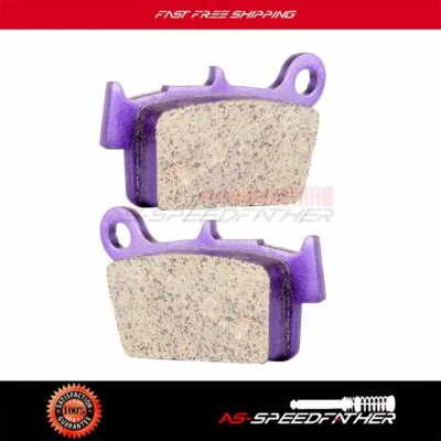 Pastillas de freno traseras de fibra de carbono para Kawasaki KX250F 2005 2006 2007 Foto 1 de 4