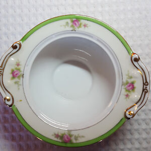 Vintage 1940's Grace China Sugar Bowl WITHOUT LID Made in Japan Delicate Floral