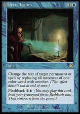 Magic/mtg altered reality/alter reality tendance foil! french