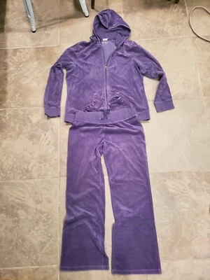 Moda Bug Púrpura Dormir Top y Pantalones Traje de Cama Conjunto Sudadera con Capucha Mediano Promedio Foto 1 de 4