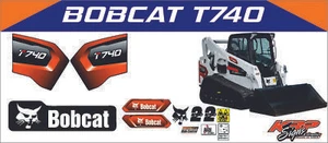 BOBCAT T740 Vinyl Decal Set - Bild 1 von 1