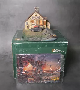 BOXED - Terry Redlin, That Special Time Bait Shop - Heartland Village, Hadley - Picture 1 of 7