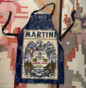 Delantal de Colección Martini & Rossi Vermut PVC Barman Inglaterra Barware Cócteles - Imagen 1 de 6