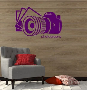 Calcomanía de vinilo pegatina de pared fotografía salón arte fotógrafo decoración (ig2119) - Imagen 1 de 3