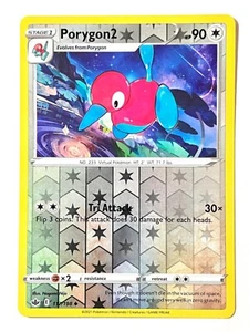 Porygon2 117/198 Reverse Holo Uncommon Chilling Reign Pokemon Lightly Played LP - Picture 1 of 7