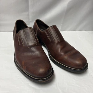 Mocasines de cuero sin cordones Cole Haan marrón coñac C04958 F E6 para hombre 9,5 M - Imagen 1 de 12