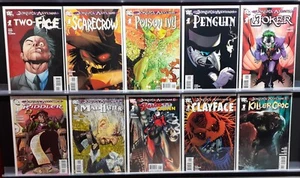 JOKER'S ASYLUM I + II DC 2008 2010 HARLEY POISON IVY CROC PENGUIN RIDDLER 1SHOTS - Picture 1 of 7