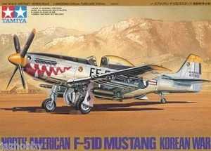 Tamiya 61044 1/48 Scale Model Fighter Aircraft Kit North American F-51D Mustang - Picture 1 of 2