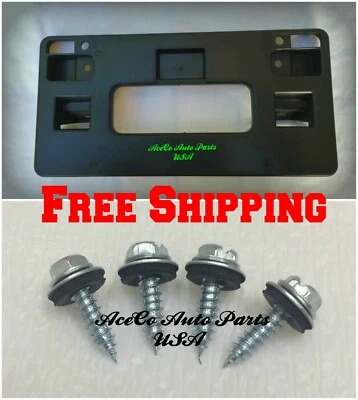 For 2008-2010 HONDA ACCORD 4-DOOR FRONT BUMPER LICENSE PLATE HOLDER TAG BRACKET Foto 1 de 4