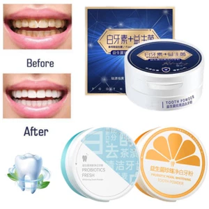 Tooth Powder Teeth Whitening Powder Effective Remove Stains from Coffee Smoking - Bild 1 von 15