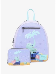 Loungefly Disney Dumbo Bath Time Bag Set Mini Backpack & Wallet - Picture 1 of 6