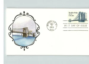 BROOKLYN BRIDGE, Brooklyn, New York 1983 First Day of Issue - Picture 1 of 1