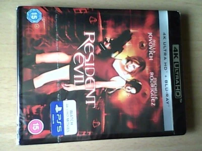 RESIDENT EVIL 4K UHD AND BLU RAY. NEW SEALED + REGION FREE - Image 1 of 2