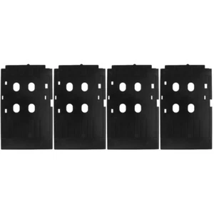 4 Pack Vassoio Per Carta D'identità in PVC Alunno Della Scheda Stampante - Photo 1/12