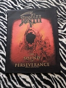 DEATH - THE SOUND OF PERSEVERANCE - PRINTED BACK PATCH NEW OFFICIAL BAND MERCH - Picture 1 of 2