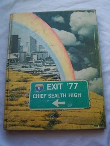 1977 CHIEF SEALTH HIGH SCHOOL YEARBOOK SEATTLE, WASHINGTON THE CACHE - Picture 1 of 1
