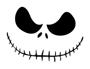 Calcomanía Jack Skellington #3 4"x5,5" elige el color - Imagen 1 de 2