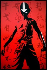 188 Avatar The Last Airbender - Aang Fight Japan Anime 14"x20" Poster