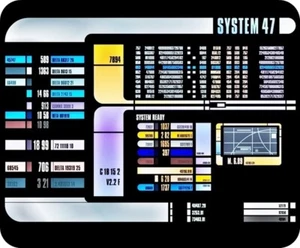 USS Enterprise NCC-1701 LCARS Panel Computer / Laptop Mauspad - Bild 1 von 1