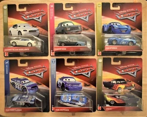 Disney Cars Dud Antonio Cam Vandon Kerr Carl O Greta Modelo Fundido Personaje - Imagen 1 de 7