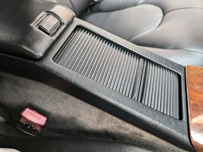Für Mercedes R129 SL320 500 73 500SL 300SL Rollo Mittelkonsole Jalousie schwarz - Bild 1 von 4
