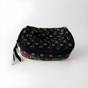Raro astuccio portagioie vintage Vera Bradley Katherine con cerniera cosmetico USA OTTIME CONDIZIONI - Foto 1 di 7