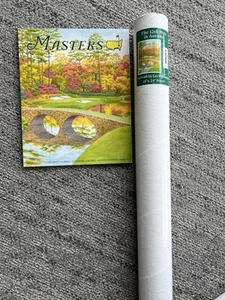2020 Masters Limited Edition Fall POSTER+JOURNAL By Lee Wybranski Augusta - Picture 1 of 3