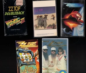 5 x ZZ Top Cassette Tapes - Includes Thomsun Original Legal Bootleg - Picture 1 of 2