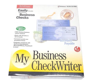 MySoftware My Business Check Writer Crear e imprimir cheques Windows 95/98 - Imagen 1 de 5