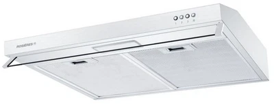 rosieres hotte visière 60cm 348m3/h blanc rhc638/1rb  - Photo 1/2