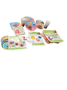 Sesame Street Themed Decorations Party Lot 17 Pcs New And Open Pkg See Photos - Picture 1 of 7