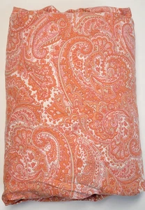 Ralph Lauren Orange Paisley Vintage Twin Fitted Sheet Harbor View - Picture 1 of 18