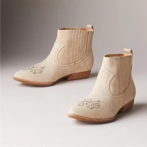Kork Ease Sundance western prairie bootie cowgirl boot Suede Cowboy leather sz 9 - Picture 1 of 13