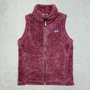 Patagonia Los Gatos Vest Girls Large Light Balsamic Fleece Zip Up Sleeveless - Picture 1 of 9