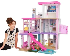 Barbie Villa de ensueño 114 cm, Casa de muñecas, Barbie Casa de ensueño con accesorios (GRG93) - Imagen 1 de 7
